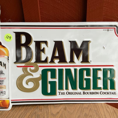 Jim Beam Advertising Sign