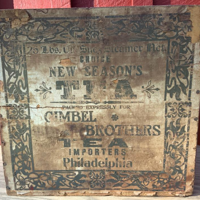 Gimbel  Brothers Tea Box