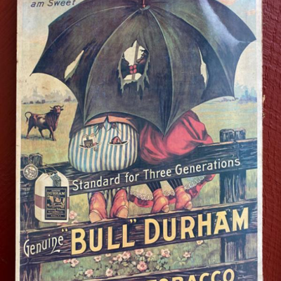 Bull Durham Advertising Poster