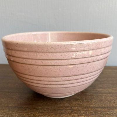 McCoy Pottery Pink Speckle BowlÂ 