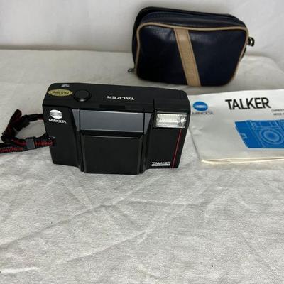 Vintage Minolta Talker 35mm Film CameraÂ 