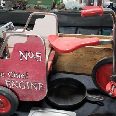 Fire Chief Fire Tricycle