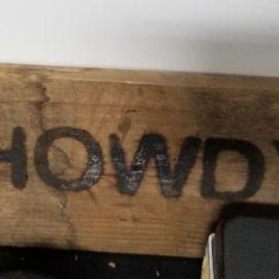 Howdy Sign