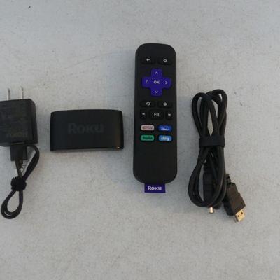 Roku Streaming Media Player Model #3930X with Remote, Power & USB Cables