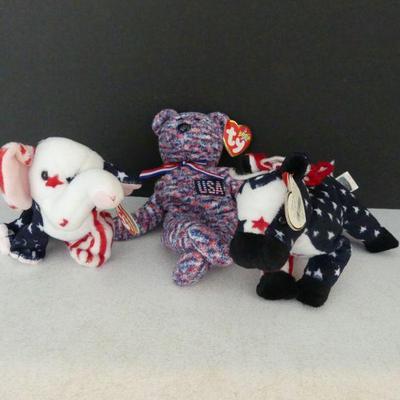 Vintage 2000 Ty Beanie Babies - 3 in All with Tags - 