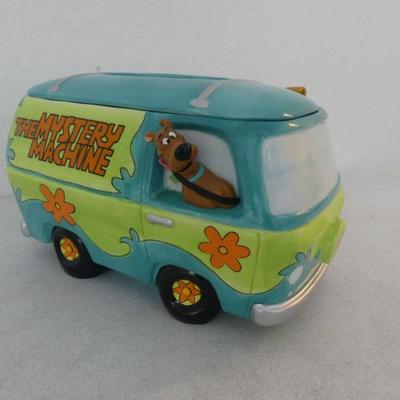 Vintage 2000 Rare Hanna-Barbera/Treasure Craft Scooby Doo & Shaggy Mystery Machine Cookie Jar