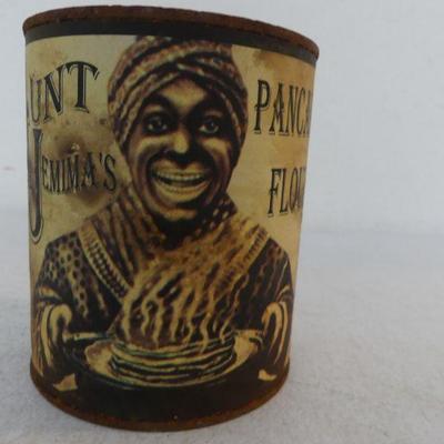 Vintage 1930s Aunt Jemima's Pancake Flour 16oz Canister