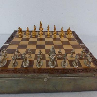 Absolutely Stunning One-of-a-Kind Indian Chess Set
