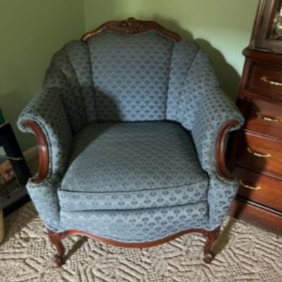 Vintage Frenchchannel back chair