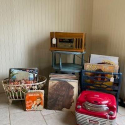 Large collection of Vinyl Records and Record Players