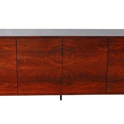  CB2 Clyde Mahogany Credenza. $700.00 OBO This Clyde Mahogany Credenza is a stunning piece.Â  As can see it did suffer some damage in...