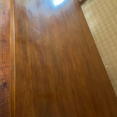 Plank top of table