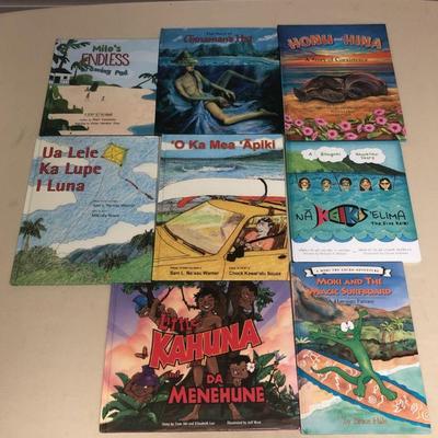 MTH010 Eight Hawaiian Childrenâ€™s Hardcover Books 