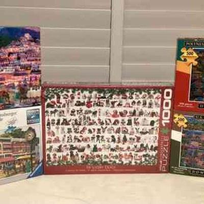 MTH028 Five Jigsaw Puzzles New