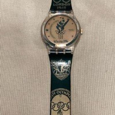 MTH043 Rare Swatch 1996 Atlanta Centennial Olympic Games Watch