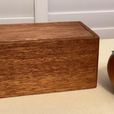 MTH151 Koa Apple & Wooden Jewelry Trinket Box
