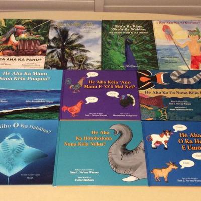 MTH005 Ten Childrenâ€™s Hawaiian Hardcover Books