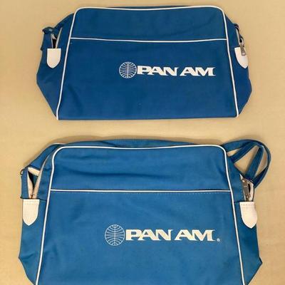 MTH078 Two Vintage Pan Am Bags