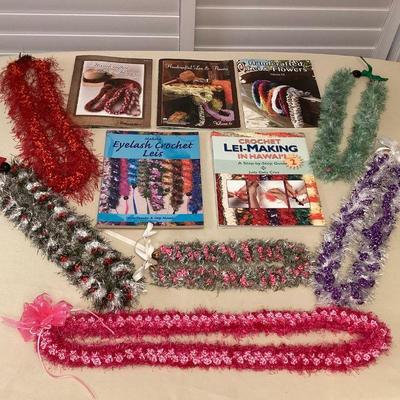 MTH059 Six Crocheted Leis & Five Lei Making Guide Books