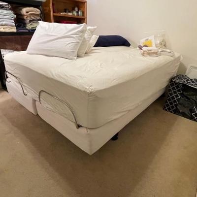 Queen Adjustable mattress and frame