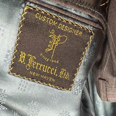 "Custom Designer B. Ferucci, Ltd. New Haven" Label Detail