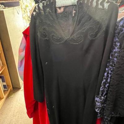 Black Evening Gown c. 1985 $40