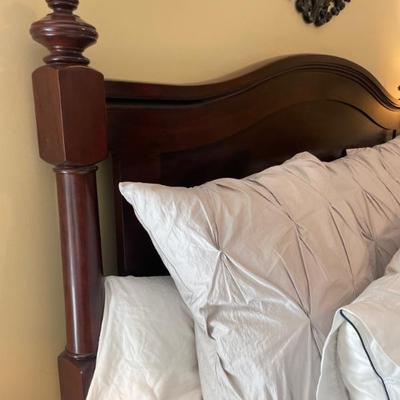 Restoration Hardware King Camden & Sutter Arch Bed,  This bed has allure that endures.  Woodworkers build each piece from American maple....