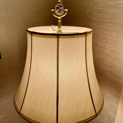 Vintage Hermes Flying Mercury Brass Floor Lamp