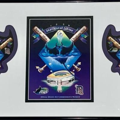 1998 Inaugural Game Tampa Bay Devil Rays Tickets and Program