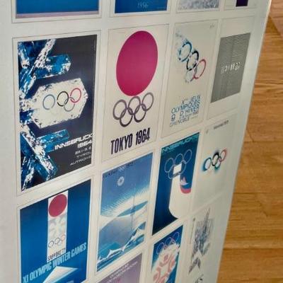 Olympic Games Commemorative Framed Poster