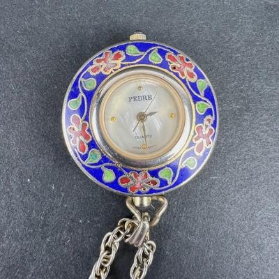 Vintage Pedre Watch Necklace - Japan