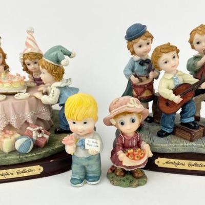 Two Montefiori Collection Groupings
- Birthday Party and Ballet Dance with
Musicians and Two Child Figurines