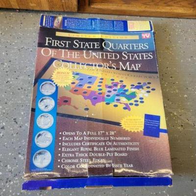 #5004 â€¢ First State Quarters of the U.S. Collector's Map
