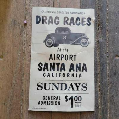 #10110 â€¢ Drag Racers at the Air Port Event Flyer
