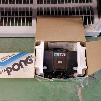 #6568 â€¢ Vintage Atari Super Pong Original Box with Owners Manual
