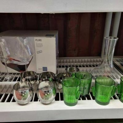 #6550 â€¢ Wine Glasses, Drinking Glasses & Cactus Glasses

