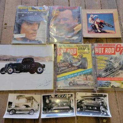 #10608 â€¢ Magazines and Car Photos
