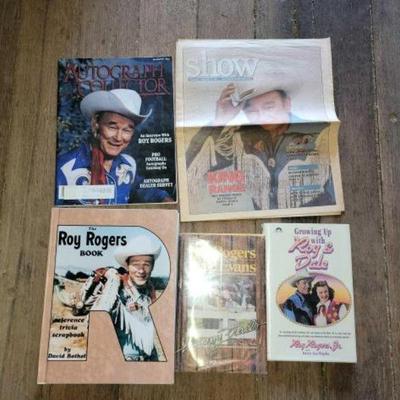 #10108 â€¢ (3) Roy Rogers Books & (2) Magazine
