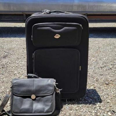 #2500 â€¢ Rolling Suit Case and Laptop Bag
