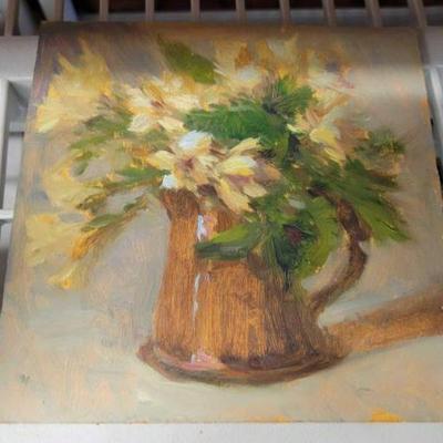 #6564 â€¢ Small Flowers in Vase Painting
