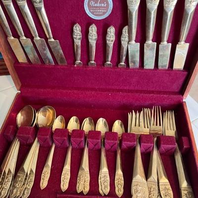 This item is available for PRESALE.  Please text photo to 760-668-0554 to purchase.  We accept Zelle
"Thailand" Golden Flatware...