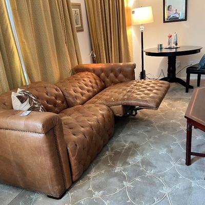 This item is available for PRESALE.  Please text photo to 760-668-0554 to purchase.  We accept Zelle
Brown Chesterfield Sofa and Electric...