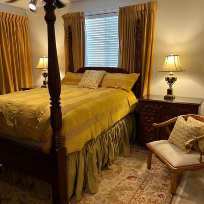 This item is available for PRESALE.  Please text photo to 760-668-0554 to purchase
PENNSYLVANIA HOUSE CHERRYWOOD QUEEN 4 POSTER BED with...