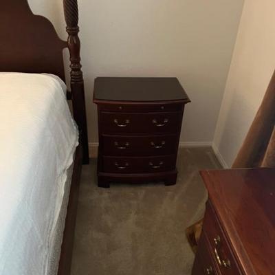 This item is available for PRESALE.  Please text photo to 760-668-0554 to purchase
Pennsylvania House Nightstand with Pullout table...
