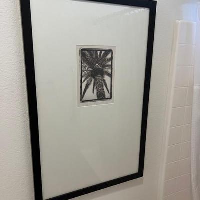 This item is available for PRESALE.  Please text photo to 760-668-0554 to purchase
Large framed Palm Tree Photo $20