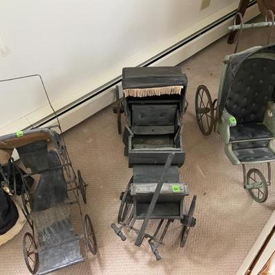 Toy Victorian carriages