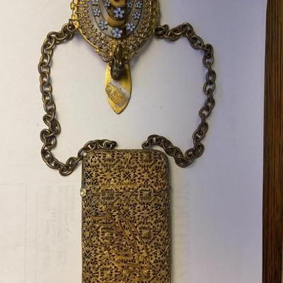 Gold Gilted Chatelaine