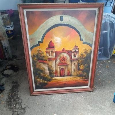 Signed oil on canvas