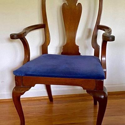 Dining chairs from Hickory Chair Co., Hickory, NC - pair of arm chairs, six side chairs