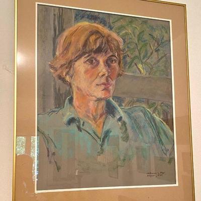 pastel portrait of Ronny Waters